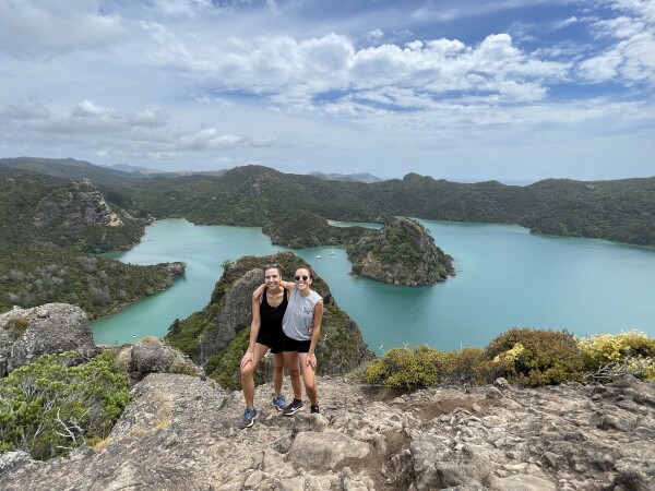 Devon Swift at the Kaiaraara Rocks, Whangaroa Harbour in Northland