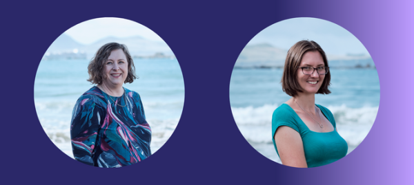 Nicole Sullivan and Tori Wouters