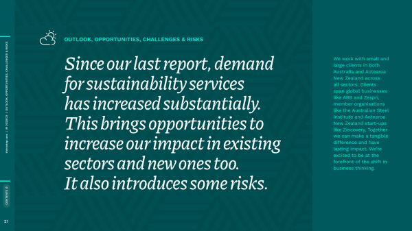 Page from our Integrated Report