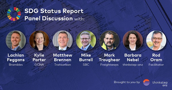 thinkstep-anz SDG panel discussion speakers. April 2021.